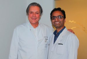 Dr Shree Harsh with Dr Patrick L. Tonnard at Coupure Centrum